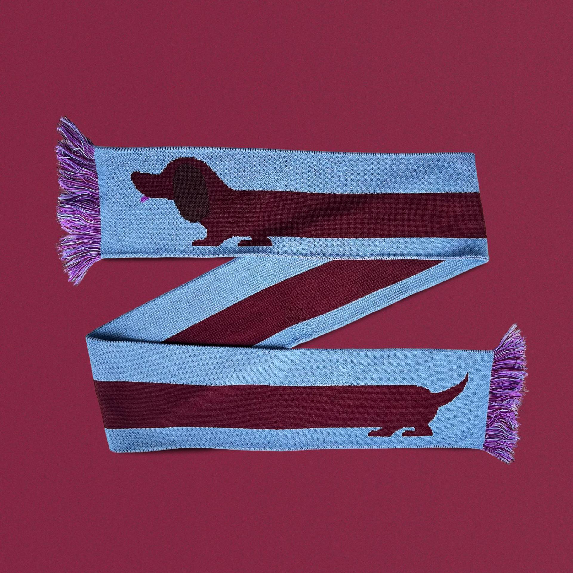 Dackel Schal - Blau von LegitimShop