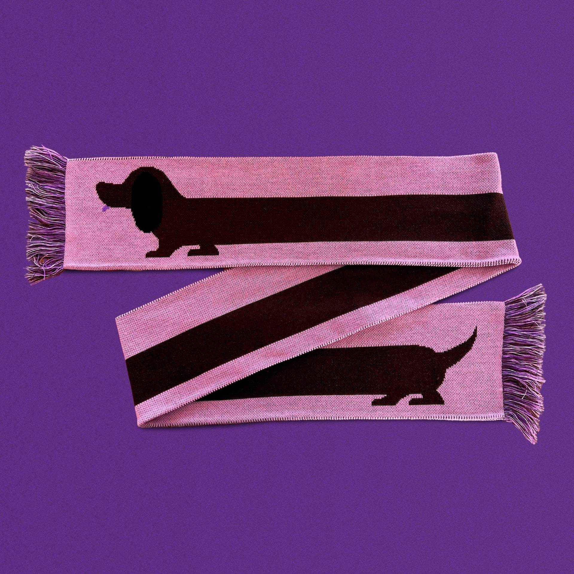 Dackel Schal - Rosa von LegitimShop