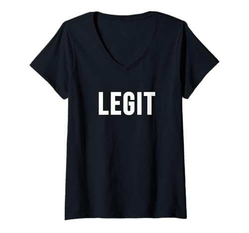 Damen Legitim T-Shirt mit V-Ausschnitt Damen Legitim T-Shirt mit V-Ausschnitt von Legitimate