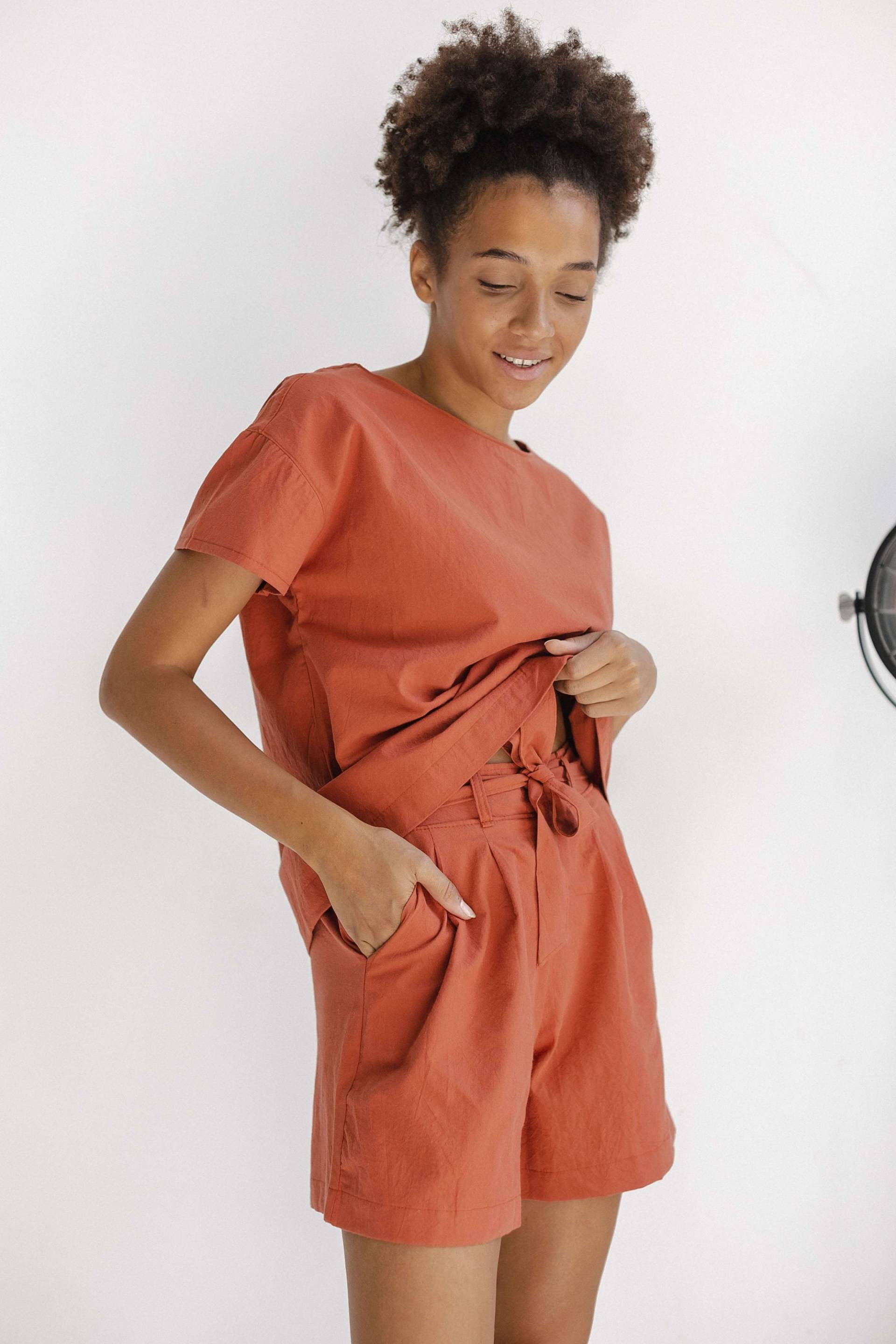 Brautjungfer Baumwolle Pyjama Shorts Set, Frauen Nachtwäsche, Brautparty Pyjamas, Geschenk Für Sie, Weihnachten Pjs von LegloHome