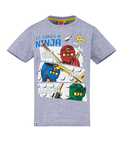 LEGO Ninjago Jungen T-Shirt - grau - 104 von LEGO