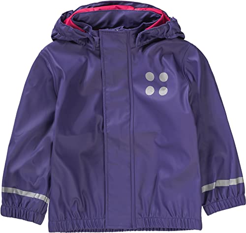 LEGO Wear Baby - Mädchen Regenjacke duplo Mädchen Jane 101-19446, Einfarbig, Gr. 92, Violett (Dark Purple 690) von LEGO