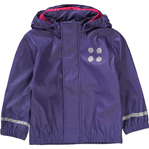 LEGO Wear Baby - Mädchen Regenjacke duplo Mädchen Jane 101-19446, Einfarbig, Gr. 92, Violett (Dark Purple 690) von LEGO