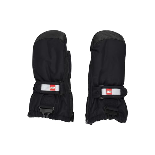 Kabooki Lego Handschuhe Kinder 98-104 Schwarz I Handschuhe Kinder Wasserdicht I Handschuhe Jungen und Mädchen von Kabooki