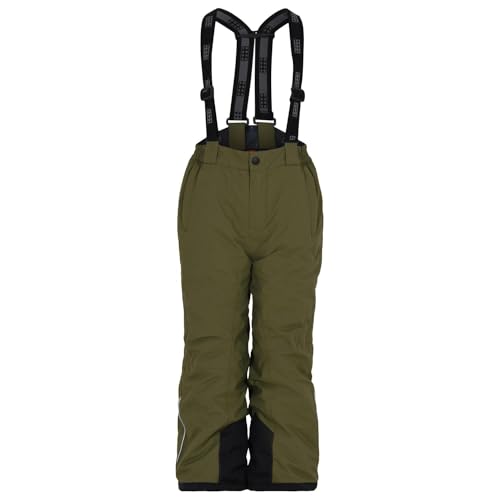 Kabooki Unisex LWPOWAI 708-LEGO Tec Skihose Play Schneehose, Dunkle Khaki, 122 von Kabooki