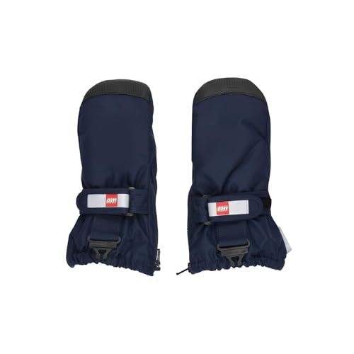 Kabooki Lego Handschuhe Kinder 98-104 Dark Navy I Handschuhe Kinder Wasserdicht I Handschuhe Jungen und Mädchen von Kabooki