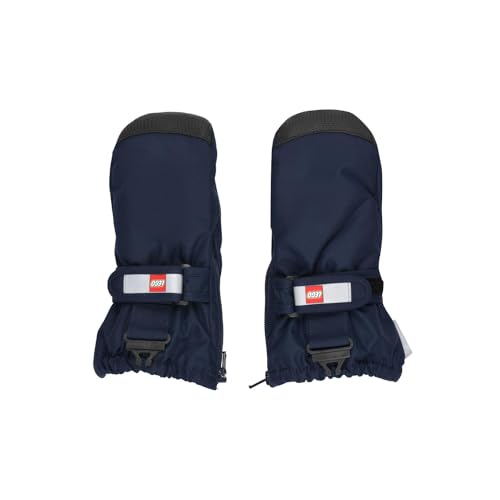 Lego Wear Unisex Baby Lwaripo - Lego Tec Play Winter Handschuhe, Dunkle Navy, 98/104 EU von Kabooki