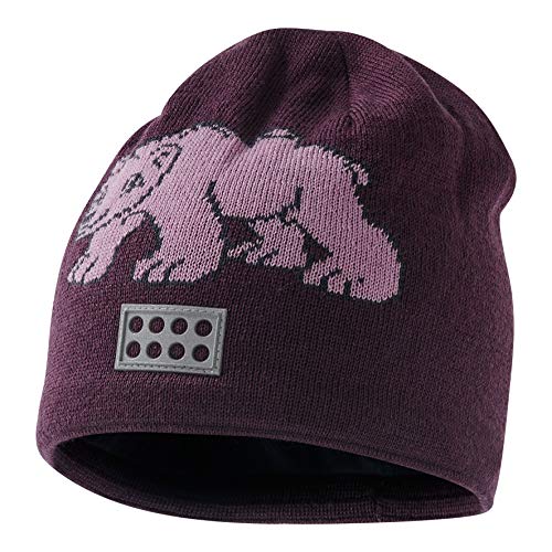 Lego Wear Baby-Unisex Lego duplo LWAUSTIN 711-Strickmütze Mütze, Violett (Bordeaux 388), 47/49 (Herstellergröße:48) von LEGO