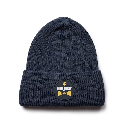 Lego Wear Jungen Lego Wear Ninjago drenge vinterhat Lwasmus 706 Beanie M tze, Dunkle Navy, 50/52 EU von LEGO