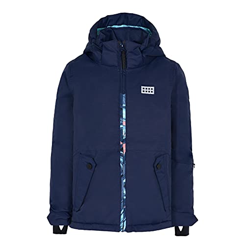 Lego Wear Jungen Lego Wear Jungen Tec Ski/Snowboardjacke Winterjacke Cool Serie 100% Wasserdicht, Winddicht, Atmungsa Jacke, 517, 110 EU von LEGO