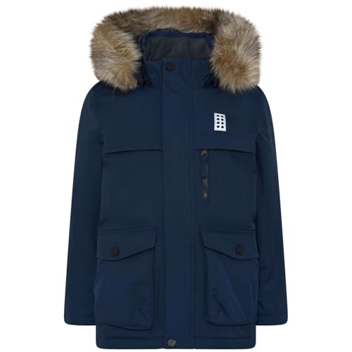 Lego Wear Jungen Lego Wear drenge Tec vinterjakke parka eksklusiv serie 100% vandtæt, vindtæt, åndbar, varm Jacke, Dunkle Navy, 116 EU von LEGO