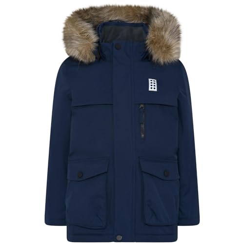 Lego Wear Jungen Lego Wear drenge Tec vinterjakke parka eksklusiv serie 100% vandtæt, vindtæt, åndbar, varm Jacke, Dunkle Navy, 116 EU von LEGO