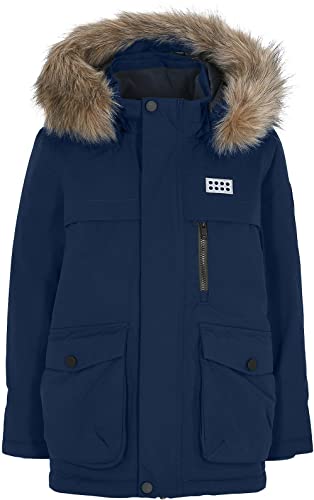 Lego Wear Jungen Lego Wear drenge Tec vinterjakke parka eksklusiv serie 100% vandtæt, vindtæt, åndbar, varm Jacke, Dunkle Navy, 116 EU von LEGO