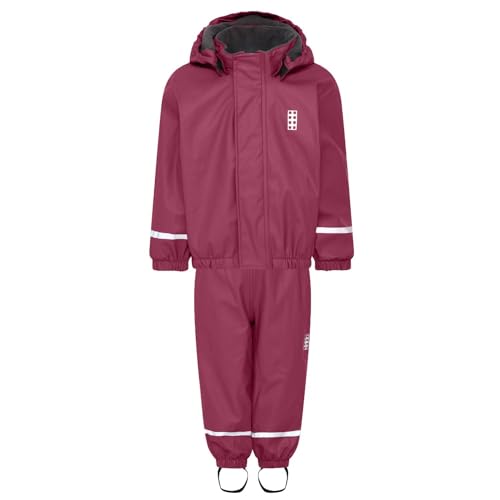 LEGO Wear Mädchen Lwjivan 741 - Rain Set Regenhose, Bordeaux, 92 EU von LEGO