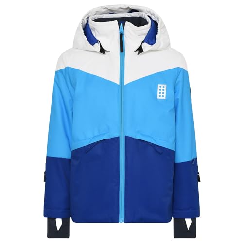 LEGO Wear Unisex Wear Jungen Skijacke Winterjacke 5.000 Wassersäule Atmungsaktiv Lwjested 708 Regenjacke, 570, 122 EU von LEGO