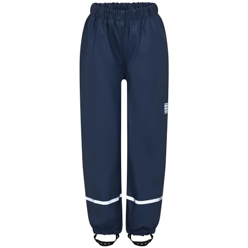 LEGO Unisex Kinder Lwpowai - Gefüttert Regenhose, Dunkle Navy, 128 EU von LEGO