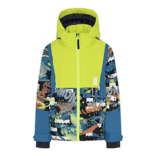 Lego Wear Unisex Lego Wear Unisex Skijacke Snowboardjacke Cool 12.000 Wassersäule Atmungsaktiv Lwjested 701 Regenjacke, 523, 110 EU von LEGO