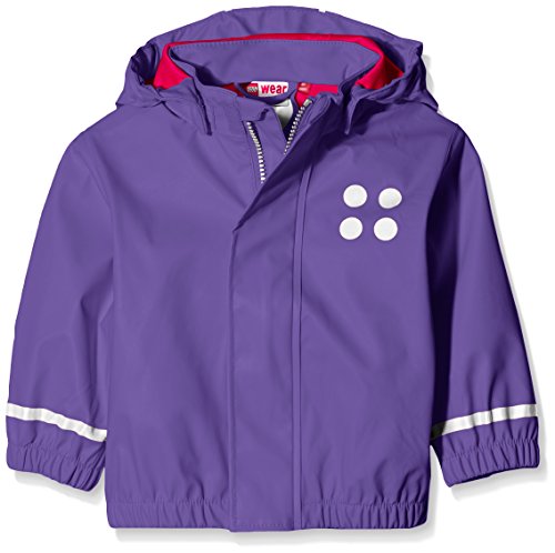 Lego Wear Mädchen Jane 101 - Rain Jacket Regenjacke, Violett (Dark Purple 690), 80 EU von LEGO