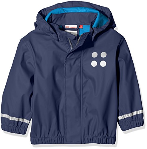 LEGO Wear Baby Jungen Justice 101 - Rain Jacket Regenjacke, Blau (Dark Navy 589), 104 EU von LEGO