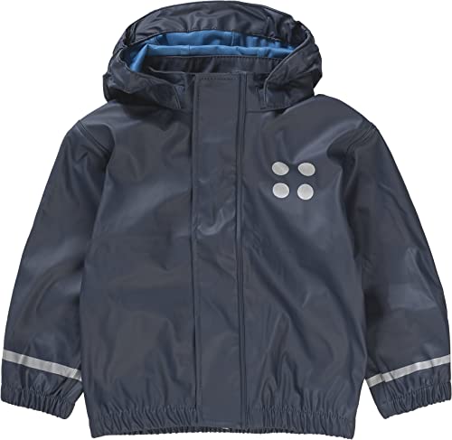 LEGO Wear Baby Jungen Justice 101 - Rain Jacket Regenjacke, Blau (Dark Navy 589), 104 EU von LEGO