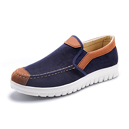 Legou Herren-Stoffschuhe, bequem, weich, leicht, atmungsaktiv, blau, 42 1/3 EU von Legou