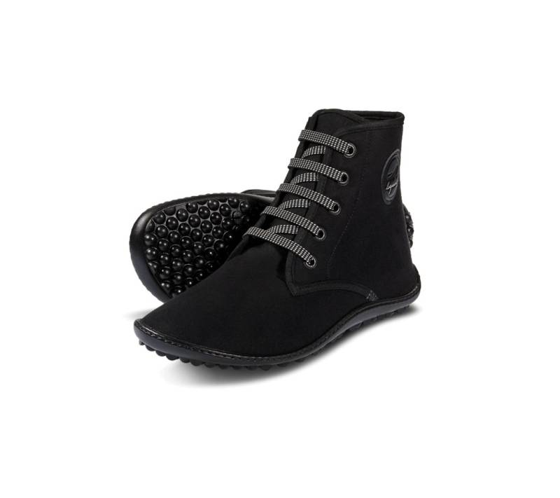 Leguano Chester light schwarz Barfußschuh von Leguano