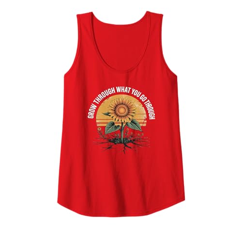 Damen Sunflowers Inspirational ermutigen Zitat motivierend Tank Top Damen Sunflowers Inspirational ermutigen Zitat motivierend Tank Top von Lehrer, die Freundlichkeit lehren, Boutiquen zu