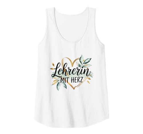 Damen Lehrerin Mit Herz Lehrer Schule Schulunterricht Tank Top Damen Lehrerin Mit Herz Lehrer Schule Schulunterricht Tank Top von Lehrer Schule Referendar Lehrerin Schulunterricht
