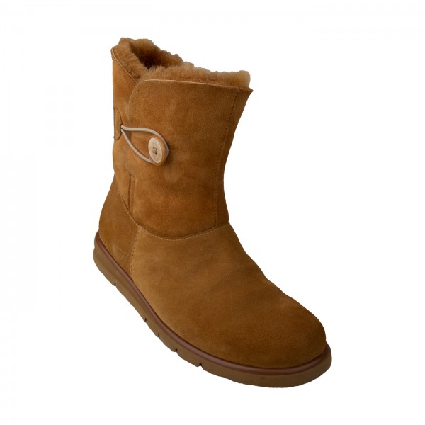 tessamino | Damen Stiefeletten | Leder | Weite H | wechselbares Fußbett mit Lammfellüberzug von Lei by tessamino