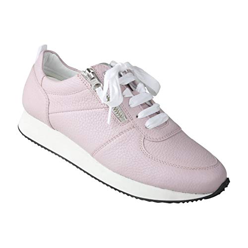 Lei by tessamino Damenschnürer Nadja Echtes, Leder, geschnitten in Weite H für Hallux geeignet, leichte Sommerschuhe Freizeitschuhe, atmungsaktive Sportschuhe 39 rosa von Lei by tessamino