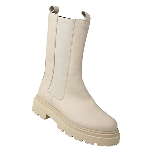 Lei by tessamino Damenstiefel Fine aus weichem Nappaleder, Damenboots in Weite H, Hallux geeignet, warme Winterstiefel in beige oder schwarz, Winterschuhe warm 39 beige von Lei by tessamino