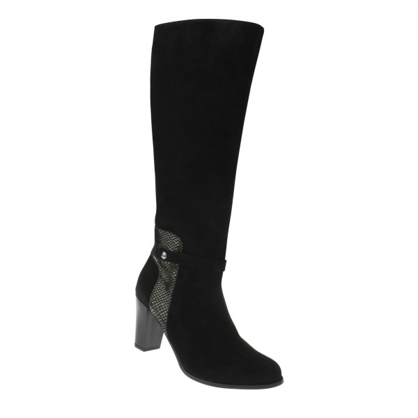 tessamino | Damen Stiefel | Veloursleder | Weite G | festes Fußbett mit Warmfutterüberzug von Lei by tessamino