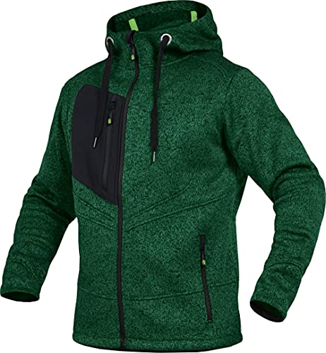 Leib Wächter Casual - Line Strickjacke unisex (grün, 2XL) von Leib Wächter