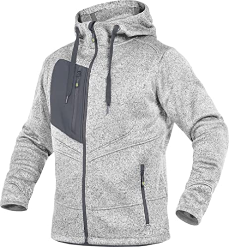 Leib Wächter Casual - Line Strickjacke unisex (weiß, 3XL) von Leib Wächter