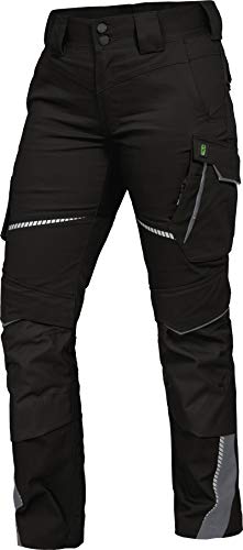 Leib Wächter Flex-Line Damen Arbeitshose Bundhose (schwarz/grau, 50) von Leibwächter