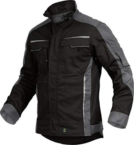 Leib Wächter Flex-Line Herren Arbeitsjacke Bundjacke (2XL, Schwarz/Grau) von Leib Wächter