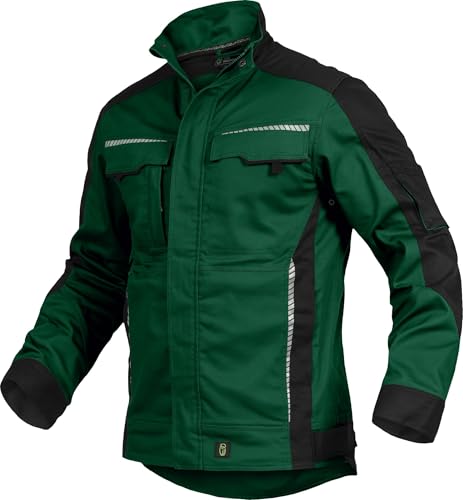 Leib Wächter Flex-Line Herren Arbeitsjacke Bundjacke (4XL, Grün/Schwarz) von Leib Wächter