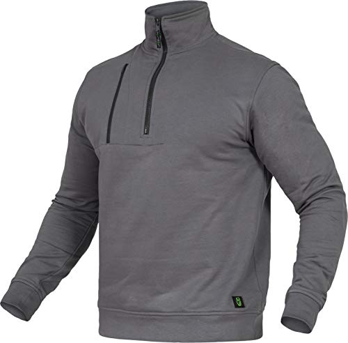 Leib Wächter Flex-Line Troyer Pullover Arbeitspullover (grau, 2XL) von Leib Wächter