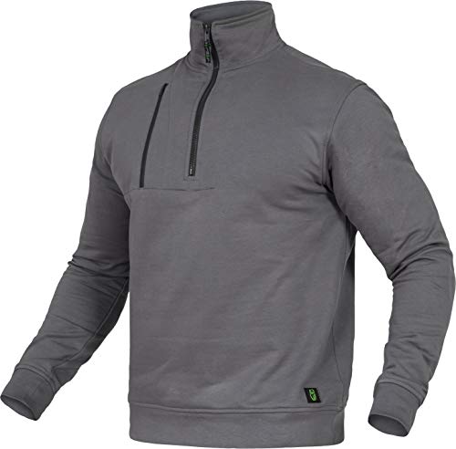 Leib Wächter Flex-Line Troyer Pullover Arbeitspullover (grau, XL) von Leib Wächter