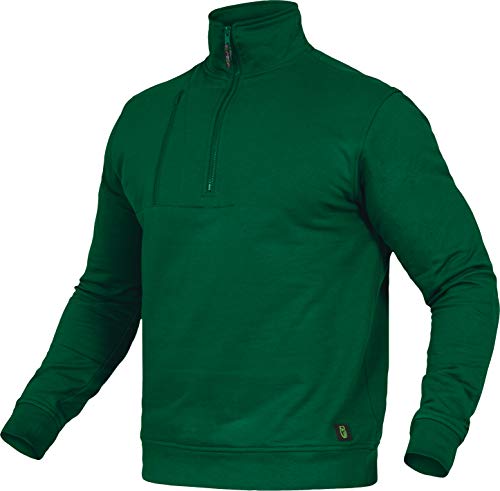 Leib Wächter Flex-Line Troyer Pullover Arbeitspullover (grün, 5XL) von Leib Wächter