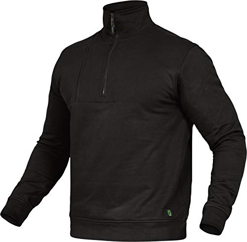 Leib Wächter Flex-Line Troyer Pullover Arbeitspullover (schwarz, 3XL) von Leib Wächter