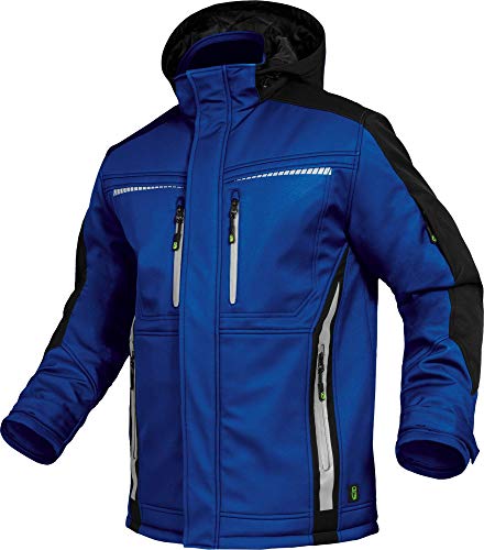 Leib Wächter Flex-Line Winter Softshelljacke (3XL, kornblau / schwarz) von Leib Wächter