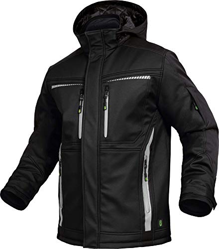 Leib Wächter Flex-Line Winter Softshelljacke (3XL, schwarz) von Leib Wächter