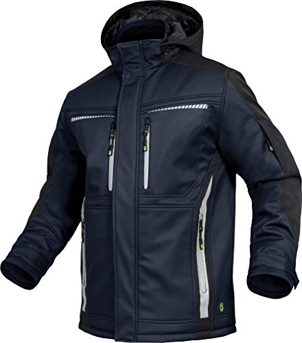 Leib Wächter Flex-Line Winter Softshelljacke (Marine/schwarz, 4XL) von Leibwächter