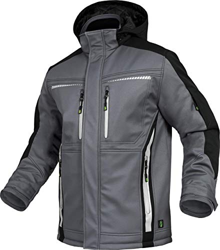 Leib Wächter Flex-Line Winter Softshelljacke (grau/schwarz, L) von Leib Wächter