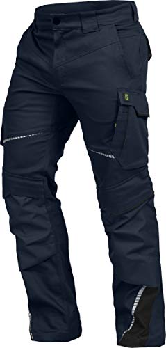 Leibwächter Flex-line Arbeitshose Herren – Marine/schwarz – Gr. 58 – Bequeme Workwear mit Elastan (Spandex) – 60°C waschbar & trocknergeeignet – erhöhte Reißfestigkeit – für verschiedenste Berufe von Leibwächter