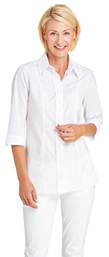 Damenbluse 3/4 Arm Farbe weiss Größe 34 von Leiber