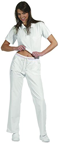 LEIBER Damen-Hose - weiß - Schrittlänge ca. 75cm - weiß/grün - Größe: 40K von Leiber