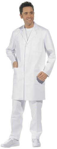 LEIBER Herren-Berufs-Mantel - weiß - Größe: 56 von Leiber