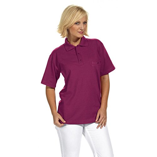 Polo Shirt 1/2 Arm Farbe beere Größe L von Leiber